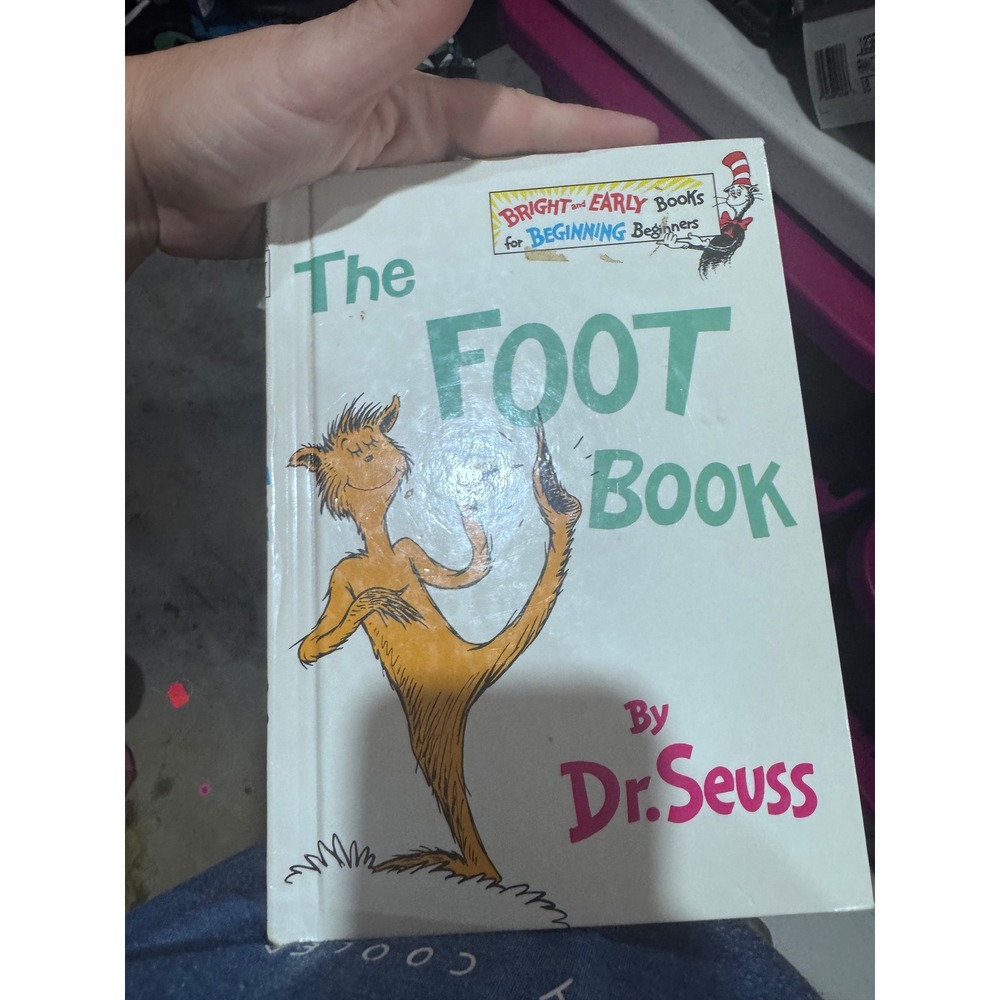 Dr Seuss The Foot Book Hardcover Bright and Early Books Beginning Beginners